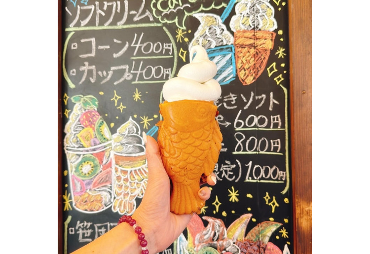 《大人気！》たい焼きソフトクリーム